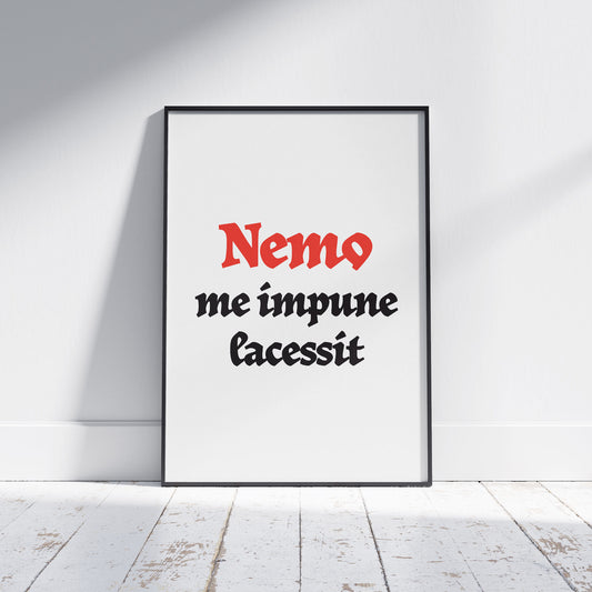 Nemo me impune lacessit